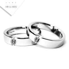His & Hers | The Twin Soul Wedding Band 14kt