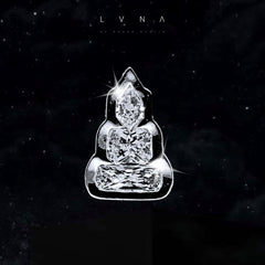 #LVNA礼品 |冥想佛像吊坠钻石项链 18kt