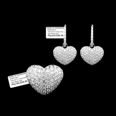 PREORDER | Large Heart Diamond Jewelry Set 14kt