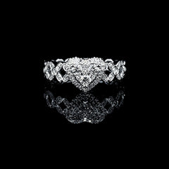 PREORDER | Heart Infinity Diamond Ring 14kt