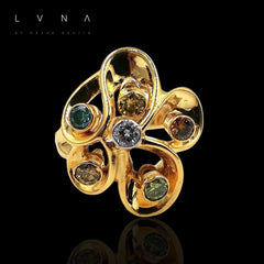 PREORDER | Golden Colored Diamond Ring 18kt