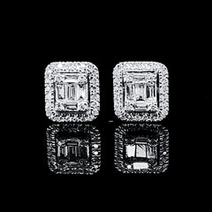 CLEARANCE BEST | Classic Emerald Diamond Jewelry Set 14kt