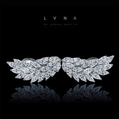 PREORDER | Angel Wings Marquise Cluster Shape Diamond Earrings 18kt