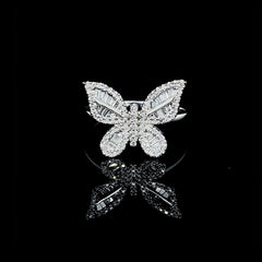 PREORDER | Butterfly Deco Diamond Ring 14kt