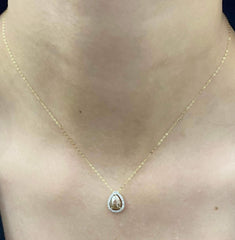 #LVNA2024 | LVNA Signatures™️ Rare Pear Colored Diamond Necklace 14kt