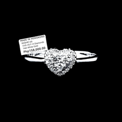 PREORDER | Classic Heart Halo Diamond Ring 14kt
