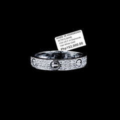 #ThePromise | Unisex Half Eternity Belt & Nail Diamond Ring 14kt