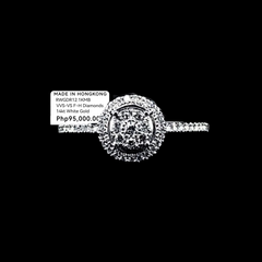 PREORDER | Classic Round Paved Band Diamond Ring 14kt