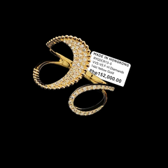 PREORDER | Golden Cocktail Deco Diamond Ring 14kt