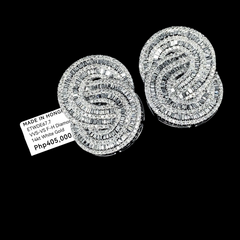PREORDER | Large Infinity  Statement Diamond Earrings 14kt
