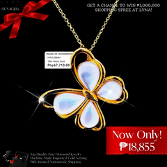 GLD HOPE | Golden Ivana Butterfly® Mother of Pearl Necklace 18kt