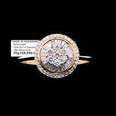 PREORDER | Golden Large Classic Round Diamond Ring 18kt