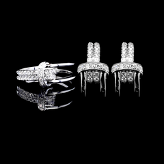 CLEARANCE BEST | Belt Deco Diamond Jewelry Set 14kt