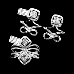 PREORDER | Cushion Infinity Deco Diamond Jewelry Ser 14kt