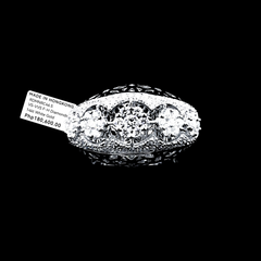 PREORDER | Floral Half Statement Diamond Ring 14kt