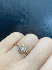 PREORDER | Rose Classic Round Diamond Ring 14kt