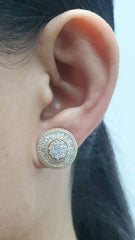 PREORDER | Round Multi-Wear Diamond Earrings 14kt