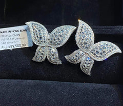 PREORDER | Butterfly Diamantes Deco Statement Diamond Earrings 14kt
