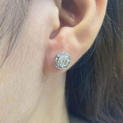 PREORDER | Classic Wear Round Stud Diamond Earrings 18kt