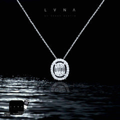 #LoveLVNA | Oval Halo Diamond Necklace 16-18” 18kt