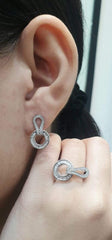 PREORDER | Belt Lock Deco Shape Diamond Jewelry Set 14kt
